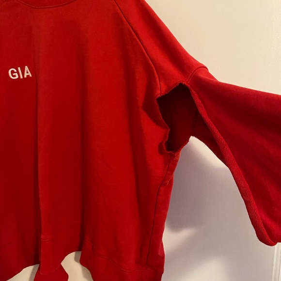 Red GIA cool cut crew neck - Picture 4 of 5